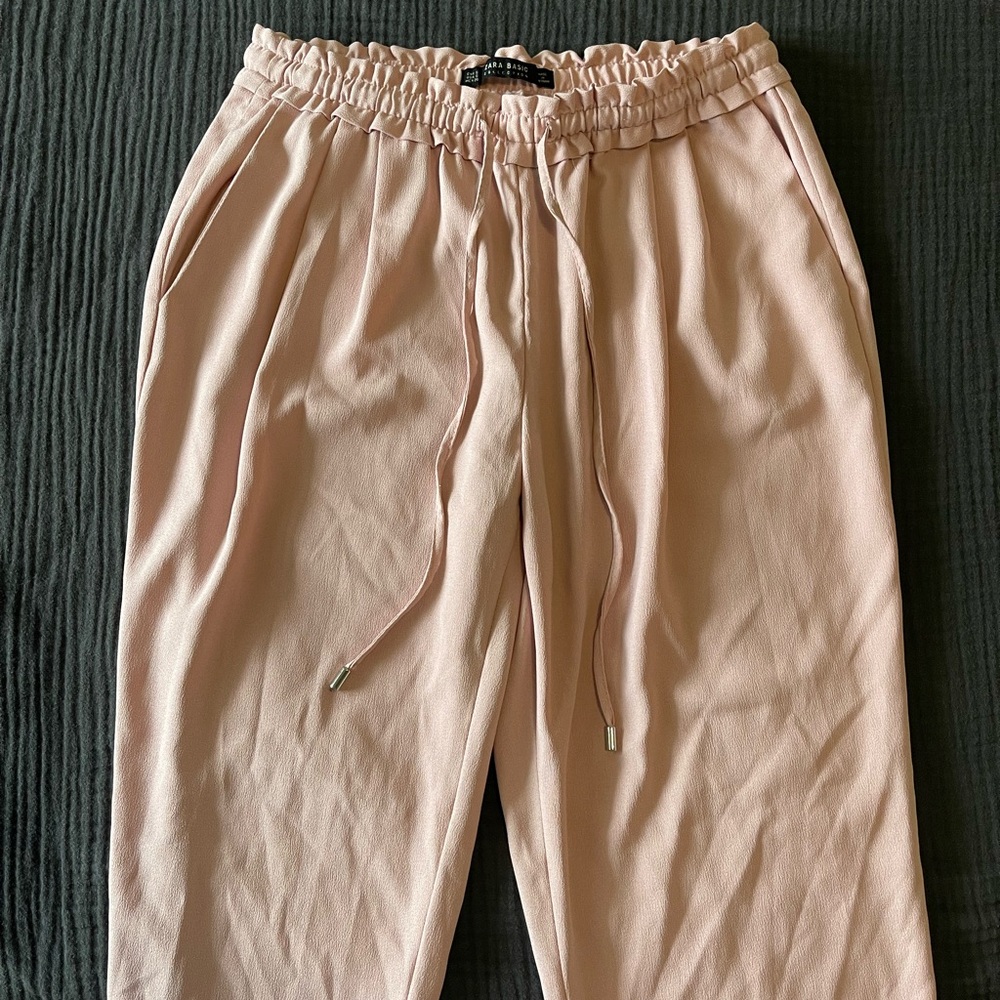 Women’s Pink Drawstring Trousers